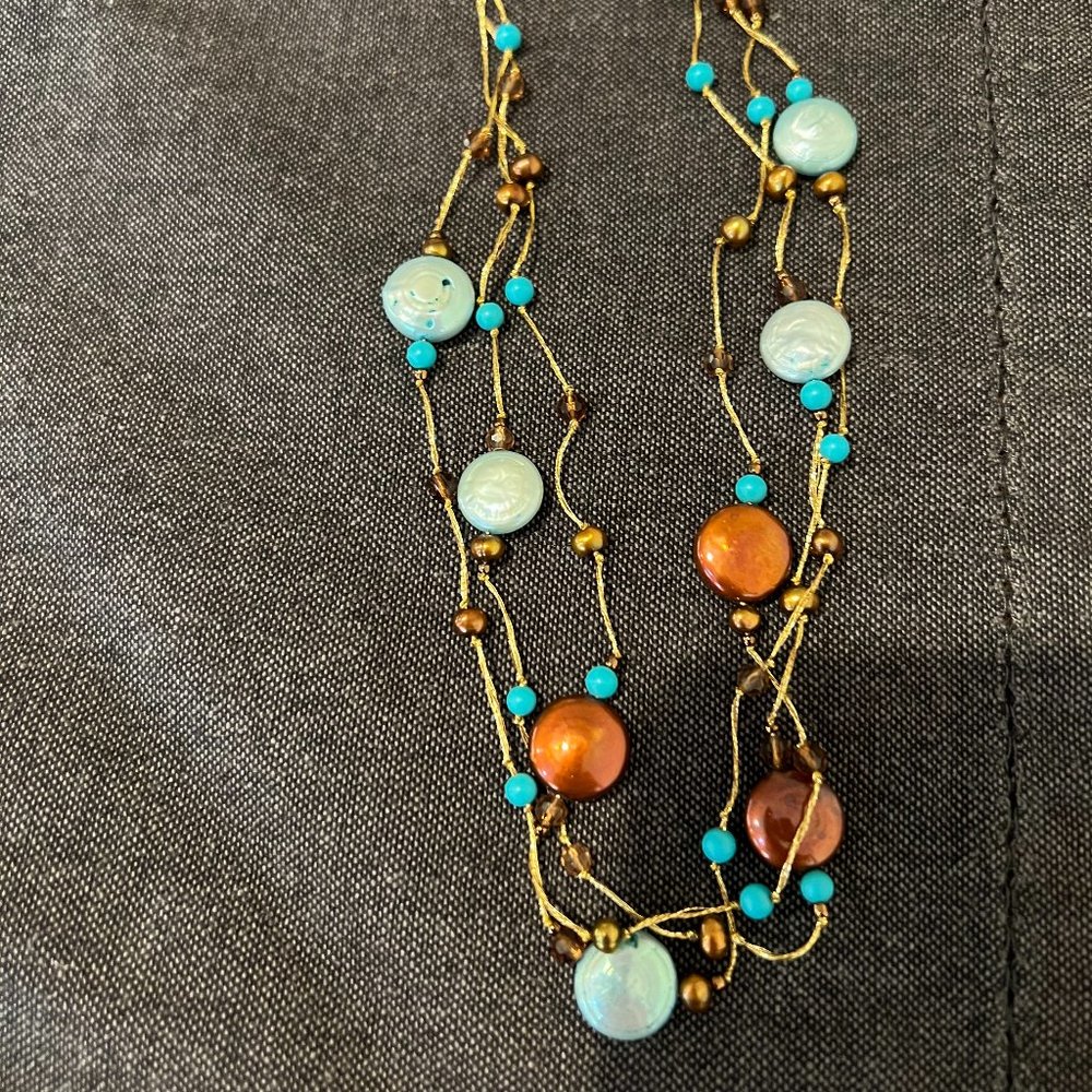 Beaded Turquoise Necklace